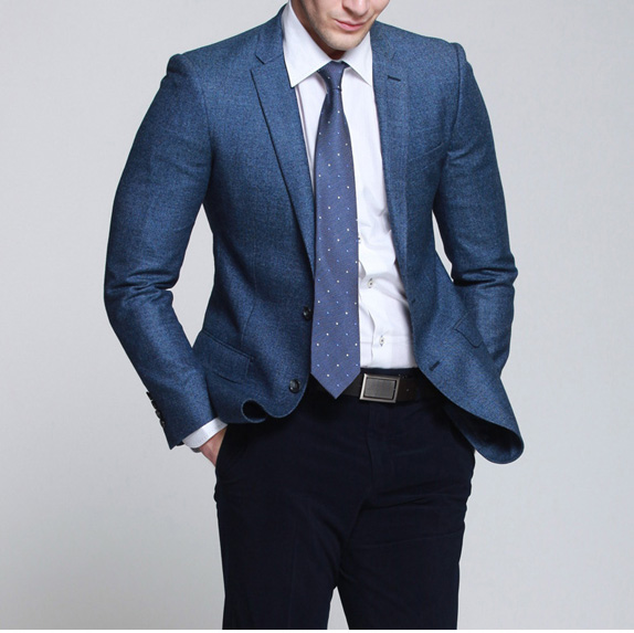 藍色男士正裝